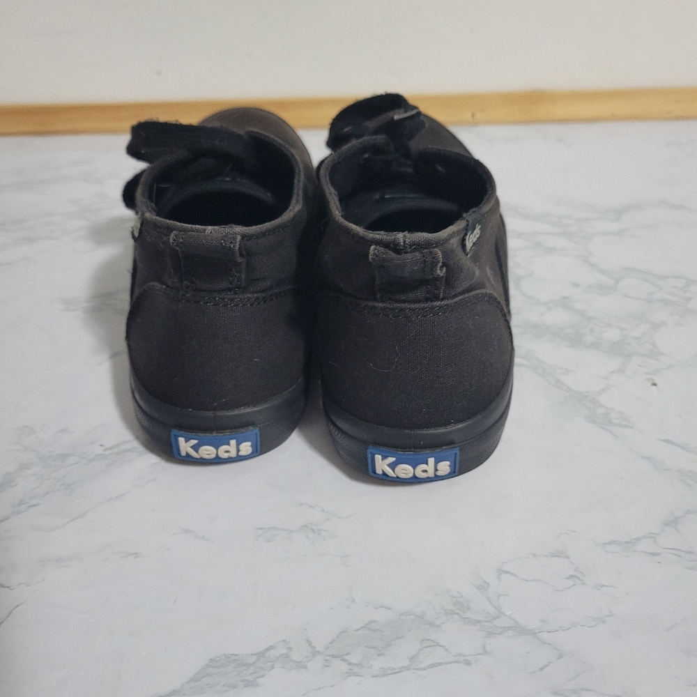 Keds Black Sneakers, Size 8 - Picture 3 of 6